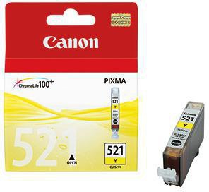 Canon Tintenpatrone CLI-521Y gelb 9 ml Original – ca. 530 Seiten