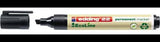 edding Permanentmarker 22 EcoLine mit Keilspitze 1-5 mm in Blau – Nachhaltiger Marker für fast alle Oberflächen