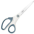 LEITZ Universalschere WOW 53192001 205 mm, titanbeschichtete Klingen, ergonomischer Softgrip-Griff, perlweiß