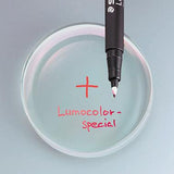 STAEDTLER Lumocolor permanent 314 Folienstift blau – Keilspitze 1-2,5 mm, wisch- & wasserfest