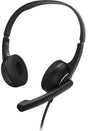Hama Headset HS-P150 V2 – PC-Office-Headset mit flexiblen Mikrofonarm und 3,5-mm-Klinkenstecker