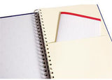 Clairefontaine BIND'O BLOCK Collegeblock DIN A4 kariert 90 g/m², 80 Blatt, blau, Doppelspiralbindung