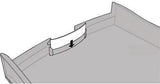 HAN Schubladenbox IMPULS 1013-11, DIN A4/C4, 4 Fächer, lichtgrau, stapelbar
