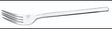 Esmeyer Menügabel Bettina 250-091 19,6cm Edelstahl silber 12 St./Pack.