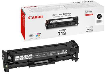 Canon Toner 718 Schwarz Original – ca. 3.400 Seiten für Laserdrucker und Kopierer