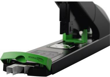 Novus Blockheftgerät B 50 re+new – Heftet bis zu 140 Blatt, 81 % recycelt, schwarz
