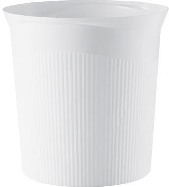 HAN Papierkorb Re-LOOP 18148-912 – 13 l, rund, weiß, aus 100 % recyceltem Kunststoff
