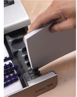Fellowes Plastikbindegerät Galaxy 500 – 500 Blatt Bindleistung, Satellite System, DIN A4