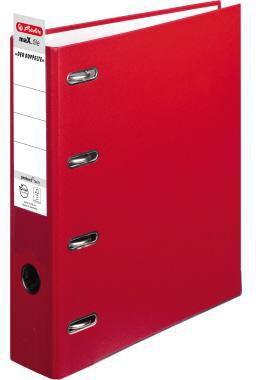 Herlitz Doppelordner maX.file protect 2 x DIN A5 quer 70 mm schwarz