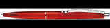 Schneider Kugelschreiber K 20 Icy Colours – Rot Transparent, 0,5 mm, Druckmechanik, Made in Germany