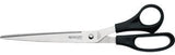 WESTCOTT Universalschere 25 cm – gerade Klinge, spitz, für Rechtshänder, Kunststoffgriff schwarz