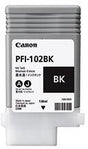 Canon PFI-102BK Tintenpatrone Schwarz 130 ml – Originalzubehör für ca. 740 Seiten