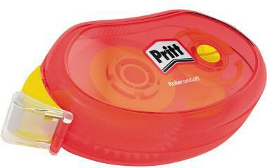 PRITT Kleberoller Compact WA180B – 8,4 mm x 10 m, ablösbar, Einweg, rot