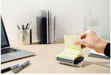 Post-it Haftnotiz R330-CY Z-Notes 76x76mm, 100 Blatt/Block, 12 Blöcke im Spender