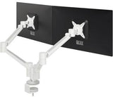 Dataflex Doppelmonitorarm Viewlite Plus 58.650 – 2 Arme, 7 kg, weiß, Aluminium