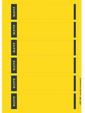 LEITZ Ordnerrückenetiketten 39 x 192 mm, 150 Etiketten, gelb, für Laser- und Inkjetdrucker