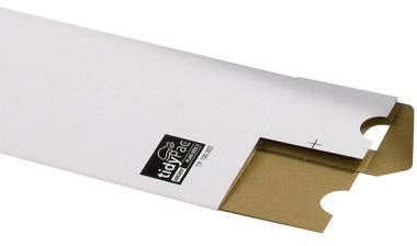 tidyPac Versandhülse TP100.002 750x75x75mm Wellkarton weiß mit Steckverschluss