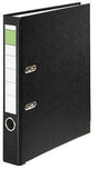 Falken Ordner DIN A4 50mm PP schwarz – Robuster Büroordner mit Hebelmechanik
