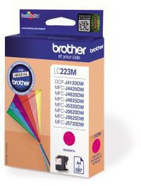 Brother Tintenpatrone LC-223M Original magenta für ca. 550 Seiten