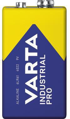 Varta Industrial Pro 6LR61 9V E-Block Alkaline Batterie für Profi-Geräte
