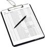 Herlitz Klemmbrett easy orga to go DIN A4, Polystyrol opak schwarz, Metallklemme
