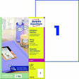 Avery Zweckform Universaletikett A4 hochglänzend 40 Etiketten 210 x 297 mm