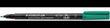 STAEDTLER Lumocolor 318-2 Folienstift permanent rot 0,6 mm – wisch- und wasserfest, Made in Germany