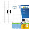HERMA Universaletikett PREMIUM 48,3 x 25,4 mm, 4.400 Etiketten, weiß, FSC, Made in Germany
