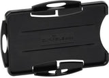 DURABLE Ausweishalter ECO 898901 – 10 Stück, 87 x 54 mm, schwarz, Blauer Engel