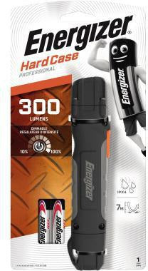 Energizer Hard Case Professional LED-Taschenlampe 300 lm, 115 m, stoßfest & wasserdicht