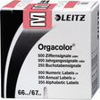 LEITZ Buchstabensignal Orgacolor 66221000 M rosa 250 Stück