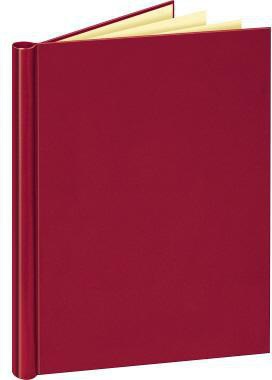 VELOFLEX Klemmbinder DIN A4 weinrot – 150 Blatt, Leinen-Kaschierung, Stahlfeder