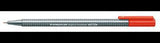 STAEDTLER triplus 334 Fineliner 0,3 mm rot – Ergonomischer Feinschreiber mit Druckausgleich