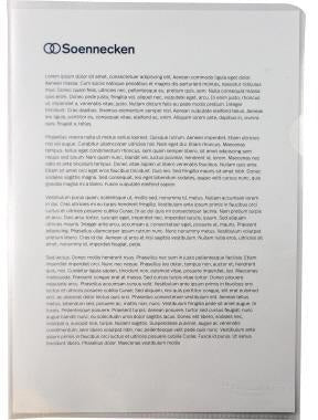 Soennecken Sichthülle 1609 DIN A4 PP transparent 50 St./Pack.
