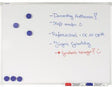 Soennecken Whiteboard 4815 60x40cm magnethaftend lackiert – Schreibtafel mit Ablageschale