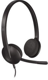 Logitech H340 USB-Headset mit Rauschunterdrückung – Schwarz, Plug & Play