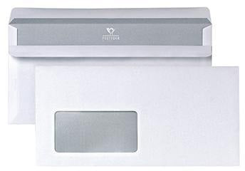 POSTHORN Briefumschlag DIN lang 220 x 110 mm mit Fenster, 75 g/m², selbstklebend, 1.000 Stück