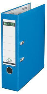 LEITZ Ordner 1010 DIN A4 80 mm Polypropylen weiß – 180°-Präzisionshebelmechanik