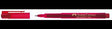 Faber-Castell Fineliner BROADPEN 1554 – 0,8 mm, rote Tinte, dokumentenecht, Made in Germany