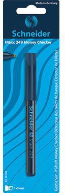 Schneider Maxx 249 Money Checker Geldscheinprüfstift 1-3 mm Schwarz