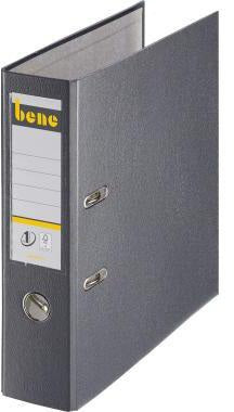 BENE Ordner 291400 blau DIN A4 80 mm PP FSC – Klassischer Standardordner