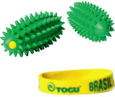 TOGU Handtrainer Brasil® leicht Ruton® grün 2 St./Pack. – Ergonomiehandtrainer für Rehabilitation & Therapie