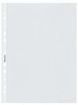 BENE Prospekthülle DIN A4 0,10 mm PP glasklar 100 St./Pack. mit Lochrandverstärkung