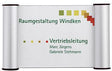 FRANKEN Türschild Clip BS0602 180x115mm – Auswechselbares Türschild in Silber