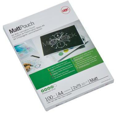 GBC MattPouch Laminierfolie DIN A4 75 µm matt – 100 Stück für perfekten Dokumentenschutz