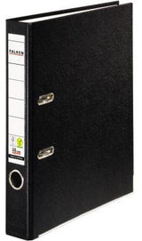 FALKEN Ordner S50 Color Vegan DIN A4 50 mm PP grau – Hebelmechanik, FSC, vegan