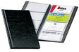 DURABLE Visitenkartenbuch VISIFIX 96 – 96 Karten, 12 Hüllen, Schwarz