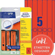 Avery Zweckform Ordnerrückenetikett ultragrip L4748-20 38x297 mm rot 100 Stück