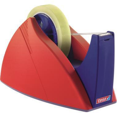 tesa Tischabroller Easy Cut Professional 57422-00001 – Wellenmesser, nachfüllbar, rutschfest, schwarz