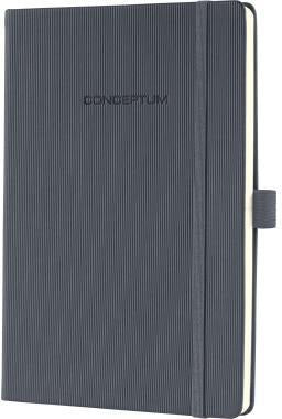 SIGEL Notizbuch Conceptum CO121 DIN A5 kariert 97 Blatt schwarz Hardcover